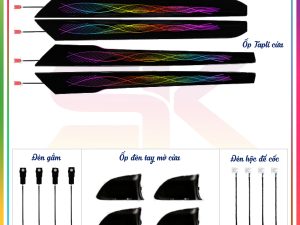 LED Viền Nội Thất Lexus RX 2016-2022